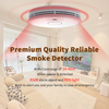 V-COME Stand-alone Smoke Detector with 10-Year Lithium Battery, Photoelectric Smoke Alarm, CE, UKCA, DIN EN 14604, VS02