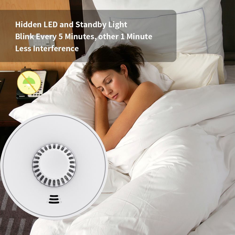 V-COME Standalone Heat Alarm with Sealed 10-Year Li-Battery, Kitchen Heat Detector with Big Test&Silence Button, BS 5446-2 VH01