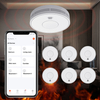 Tuya Smoke Detector with Sealed 10-Year Li-Battery, WiFi Smoke Alarm with Tuya App control, CE EN 14604, V-COME, VS01W