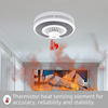 Wireless Interlinked Heat Alarm with Sealed 10-Year Battery, Kitchen Wireless Heat Detector, BS 5446-2, V-COME VH03F