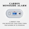 V-COME Carbon Monoxide Alarm with Digital LCD Display and Test Button, CO Gas Detector with 10-Year Life Battery, EN 50291, VC21