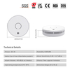 V-COME Stand-alone Smoke Detector with 10-Year Lithium Battery, Photoelectric Smoke Alarm, CE, UKCA, DIN EN 14604, VS02