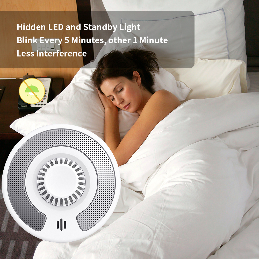 V-COME Heat Alarm with Sealed 10-Year Li-Battery, Standalone Heat Detector with Big Test&Silence Button, BS 5446-2, VH03