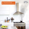 Wireless Interlinked Heat Alarm with Sealed 10-Year Battery, Kitchen Wireless Heat Detector, BS 5446-2, V-COME VH03F