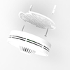 V-COME VH01F Wireless Interlinked Heat Alarm with Sealed 10-Year Battery, Kitchen Wireless Heat Detector, BS 5446-2